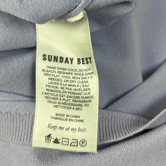 Aritzia Sunday Best Purple Ponte Stretch Straight Bodycon Mini Pencil Skirt Sz M - Picture 7 of 8